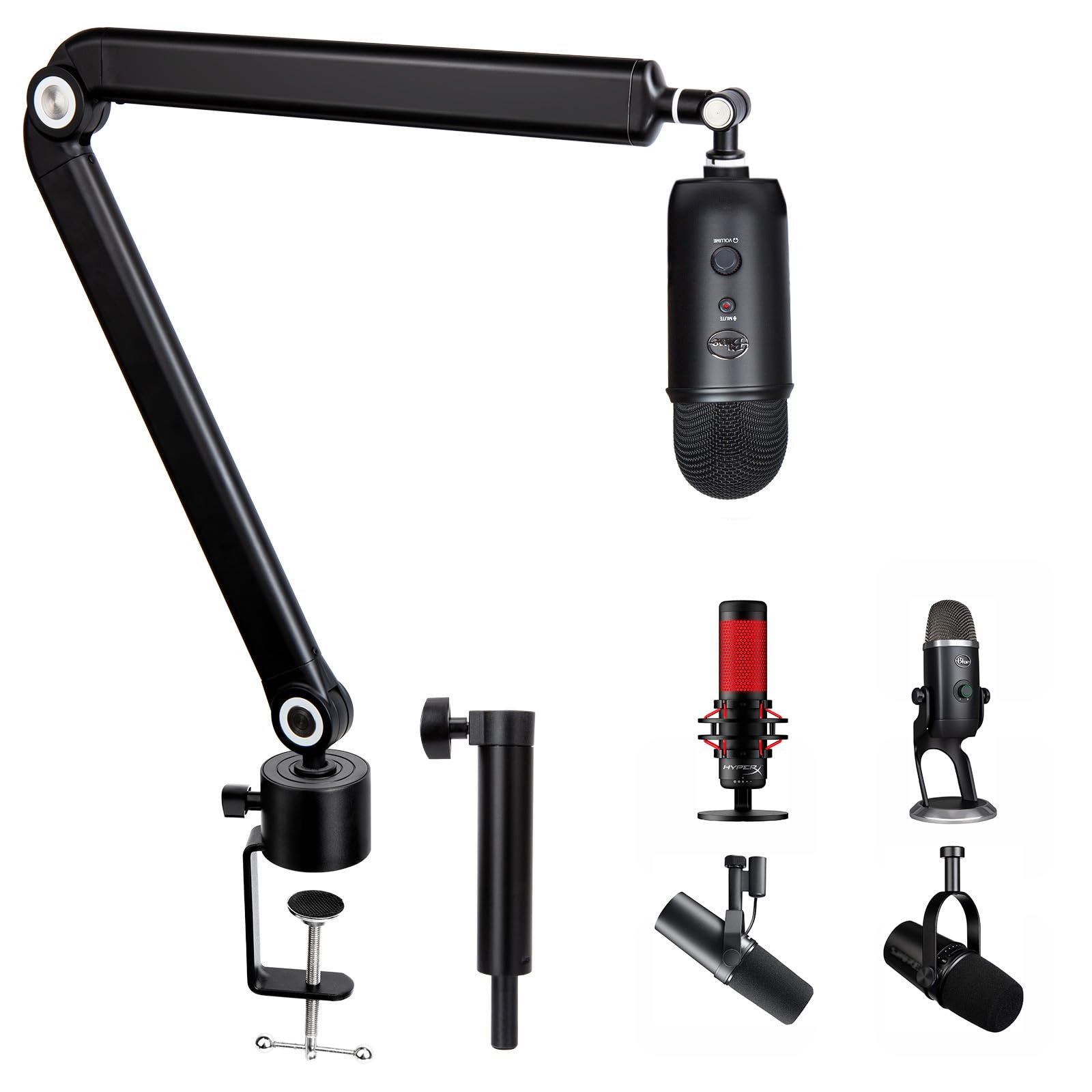 Blue Yeticaster (Yeti BM400C) マイク・アームセット Amazon.co.jp: Logicool G Blue Yeticaster Yeti BM400C USB